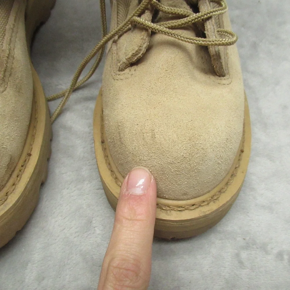 Rocky Combat Boots Mens 5.5 R Tan‎ Suede Gore-Tex Military Tactical Outdoor 790G